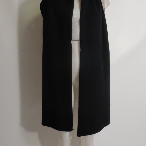 Womens Burberry Black Beige Black Red Cashmere Nova Check Print Scarf - Picture 6 of 15